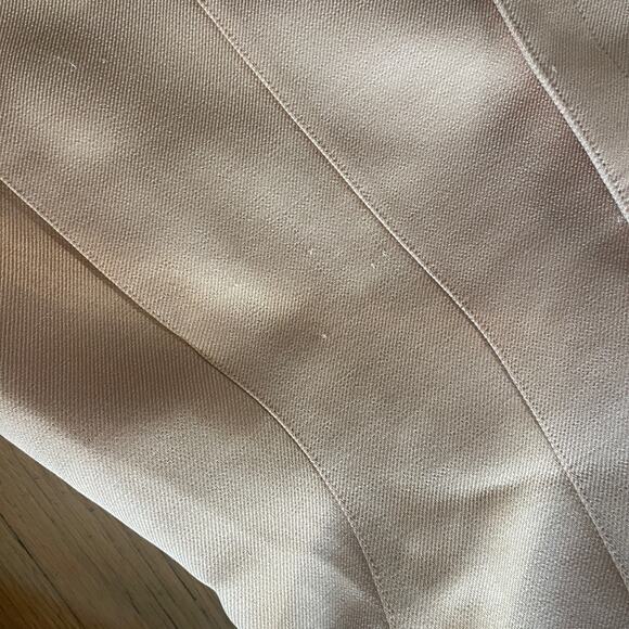 90s Vintage Thierry Mugler Peach Wool Blend Suit - Picture 13 of 16